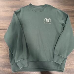 Abercrombie & Fitch Forest Green Crewneck Sweater